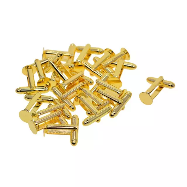 20 Stck. Manschettenknöpfe 8 mm Cabochon Einstellungen