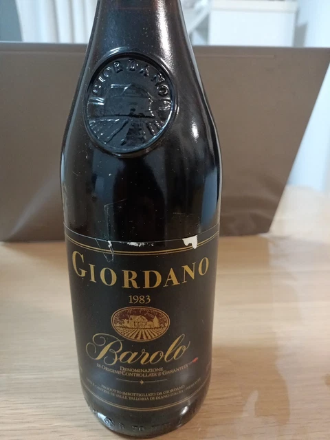 Giordano Barolo 1983 Valle Talloria da collezione