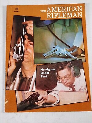 The American Rifleman Magazine july 1971  vintage gun magazine NRA