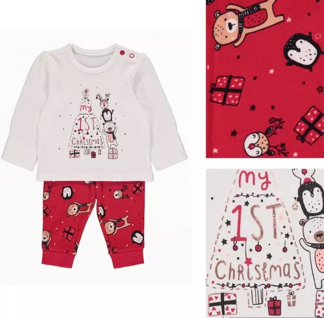 Family Christmas Pyjamas Matching Baby Infant Kids Mens Womens Xmas Pyjama  Set 