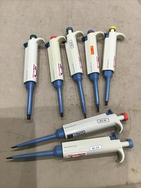 Biohit Proline Pipettes Job Lot X 7