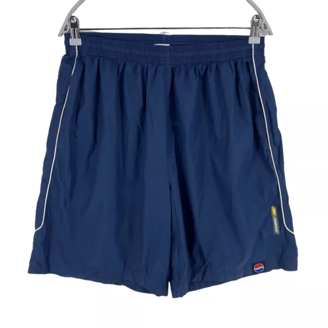Reebok Blu Navy Abbigliamento Sportivo Pantaloncini Taglia M W29