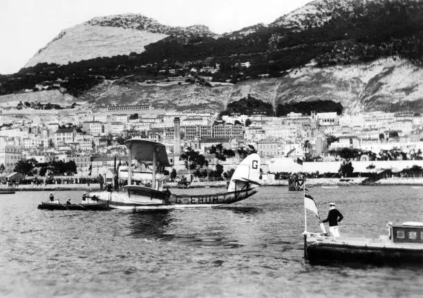 Sir Alan Cobham�s Short S 5 Singapore 1 flying boat l Old Photo