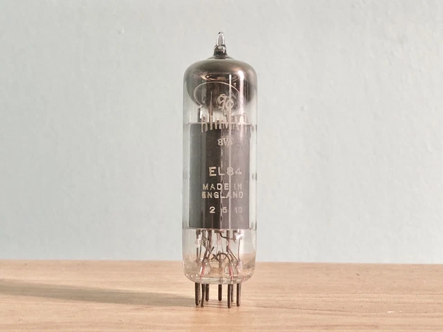 EL84 6BQ5 MAZDA measured Vacuum Tube, lampe, Röhre, Valve. NOS NIB EUR