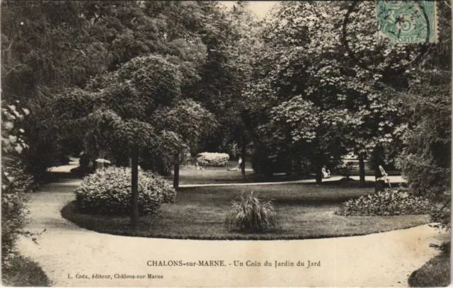 CPA CHALONS-sur-MARNE - Un Coin du jardin du Jard (126075)
