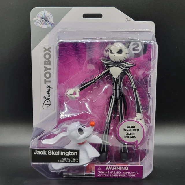 JACK SKELLINGTON ZERO 5.5" Figure Disney Store Toybox Nightmare Before