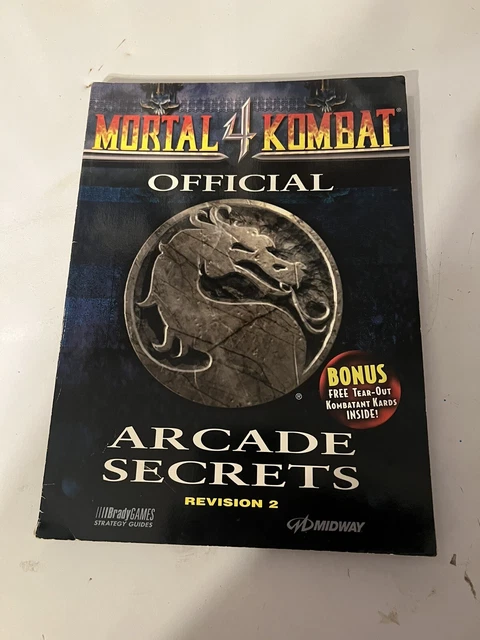 Mortal Kombat 4 Arcade Secrets (Revision 2) Strategy Guide Player's Hint Book