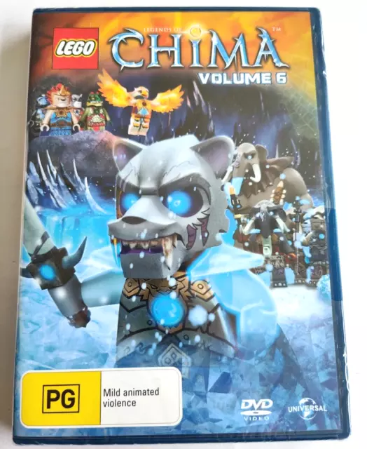 LEGO - Legends Of Chima : Vol 6 (DVD) brand new sealed - Free Postage a4🚨