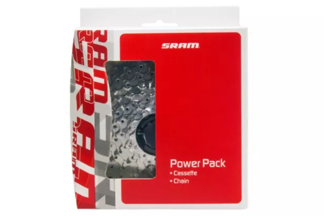 Sram Powerpack Pg-730 Cassette/PC-830 Chain 7 Speed 12-32T - 7 speed - Grey