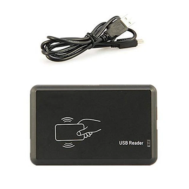 RFID Reader 125KHz Reader Reads Both 1326 Family Proximity Cards & EM4100 ID ...