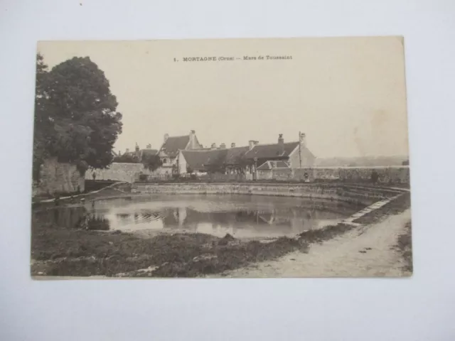 Cpa Orne 61 Mortagne Mare De Toussaint