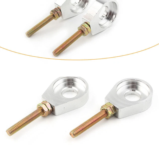 15mm Silver Chain Adjuster Tensioner Fits Chinese CRF50 KLX110 SSR Pit Dirt Bike