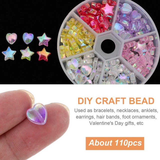 Jewelry Making Beads Craft Loose Beads Acrylic Beads Choker Bracelet 10