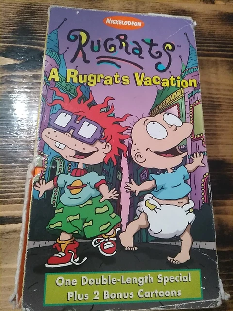 T-shirt Vintage Nickelodeon 1997 Rugrats (Cynthia, Angelica) - Taille L En Coton Blanc - Occasion Très Bon état - Années 90 Collector