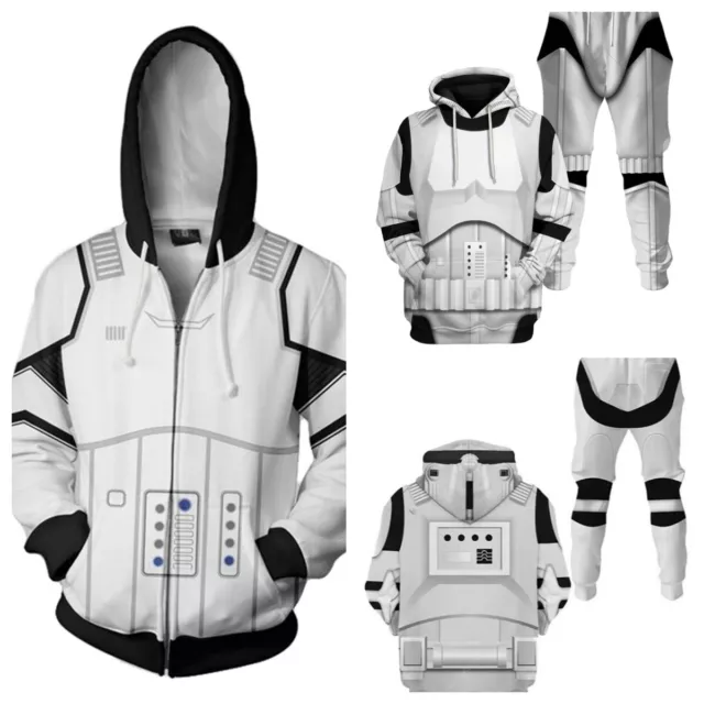 Star Wars: Imperial Stormtrooper Cosplay Halloween Unisex Hoodies 3D Print suit