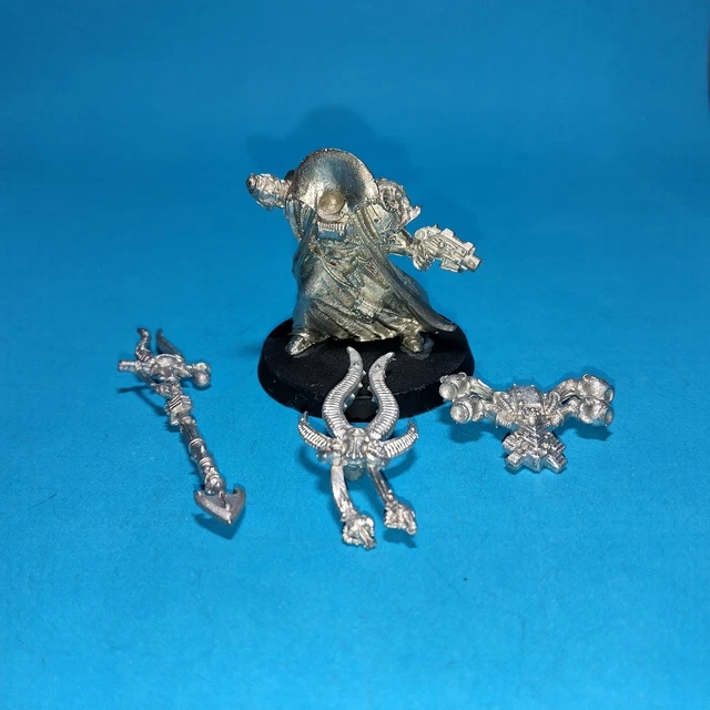 Warhammer 40K – Ahriman Chaos Space Marine – Figurine Metal Peinte OOP