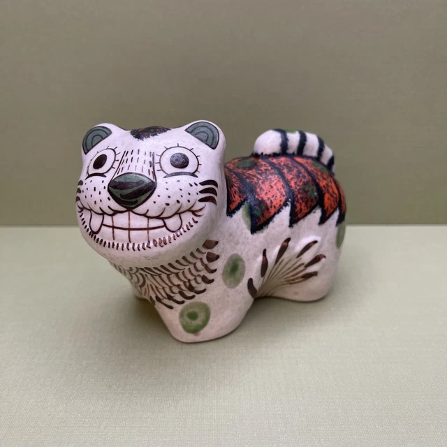 Kkokdu Doye Lucky Tiger Guard Figurine Ceramic Korea Folk Art Pottery Sculpture