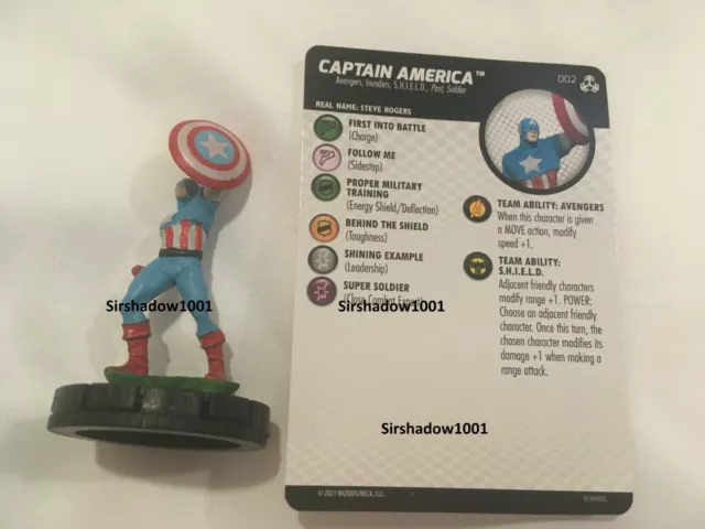 Heroclix Captain America 002 Marvel Avengers War of the Realms