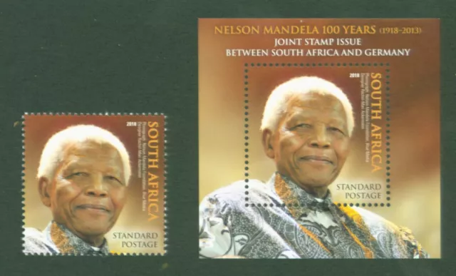 2018 South Africa - Nelson Mandela - Joint Edition Joint Issue - Block 160