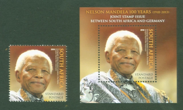2018 South Africa - Nelson Mandela - Joint Edition Joint Issue - Block 160
