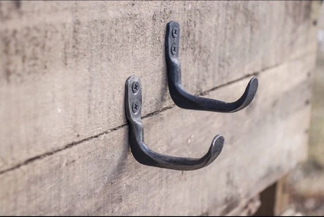 Hand forged J / L hook coat hook towel hook farmhouse rustic