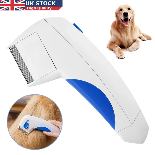 Professional Comb Electric Dog Cat Pets Anti Flea Head Lice Removal Pet Brush* 2