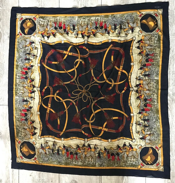 Foulard Vintage Nathalie Andersen - Soie/polyester, 75x75 Cm, Multicolore, Occasion