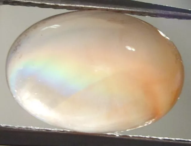 4.20ct Mexican Precious Opal With Light Rainbow Hue Oval Cabochon WoW *$1NR*