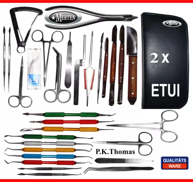 Zahntechniker Instrumente 29teilig Zahntechnik Meisterset AZUBI mit P.K.Thomas