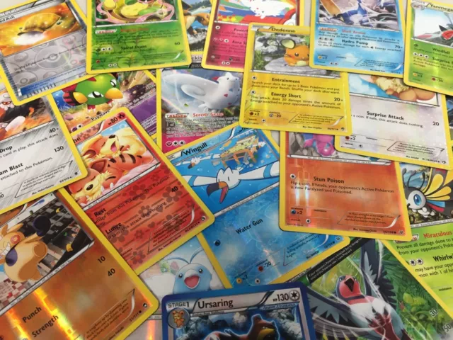 Pokemon TCG TRADING CARDS : 25 HOLO & SHINY POKEMON MIX LOT