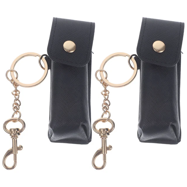 2 Pcs Porte-baume À Lèvres Trousse De Maquillage Manquer Voyage
