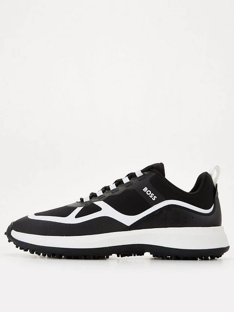 EU39 Hugo Boss Cedric Golf Trainers ブラック MENS HUGO BOSS Golf Cedric Shoes Size Uk 11 Eu 45 RRP:£199 #720