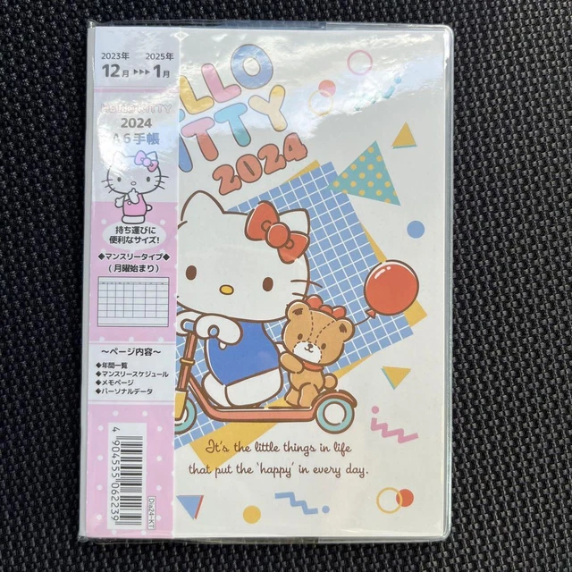HELLO KITTY SCHEDULE Book 2024 B6 19.73 PicClick