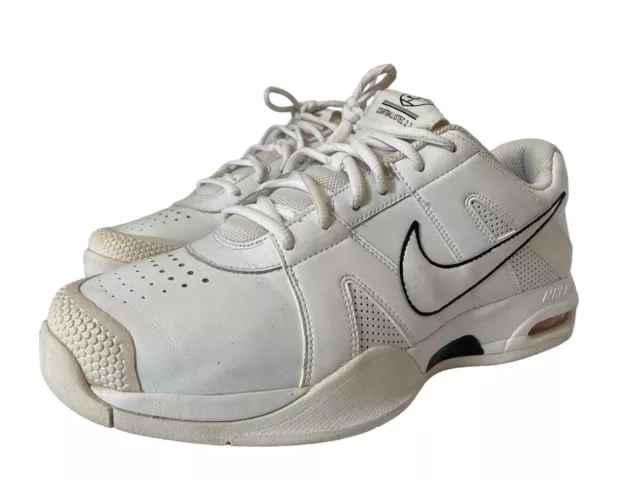 NIKE MAX AIR COURTBALLISTEC 2.2 Schuhe Tennis UK9.5 EUR44.5 Vintage Weiß Swoosh® 2