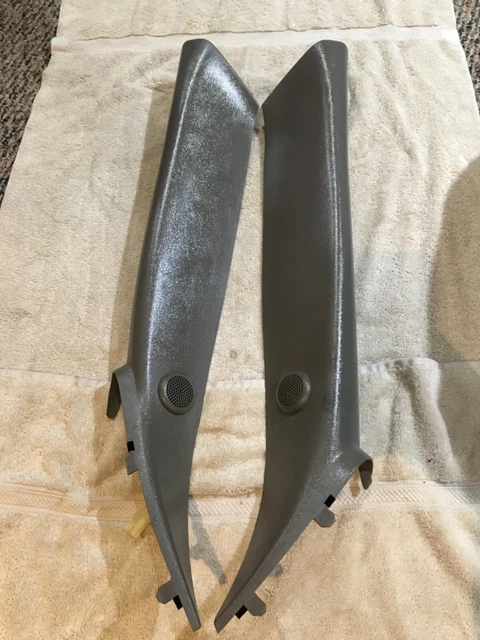 2003-06 Chevy Silverado Sierra Tahoe Suburban Yukon A Pillar Trim Panel Set Gray
