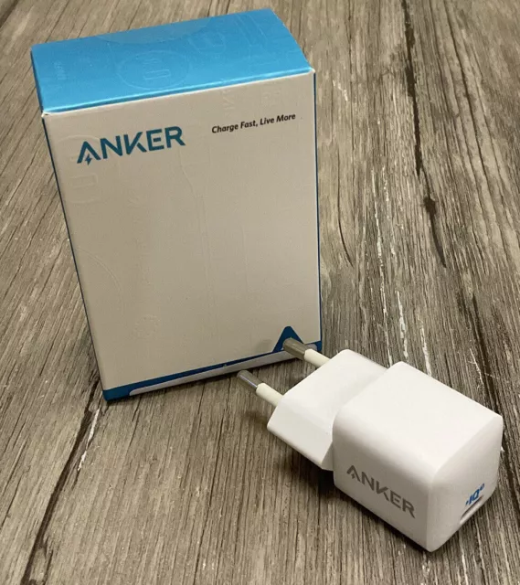 2x Anker Power Port III Mini 20W Adapter  iPhone / Samsung USB-C  Laptop