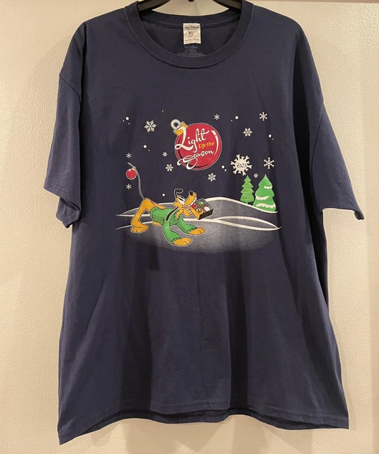 WALT DISNEY IMAGINEERING Exclusive D23 Light Up The Season Tee Shirt