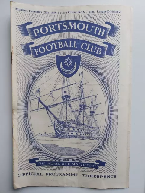 Portsmouth V. Orient - 28.12.59