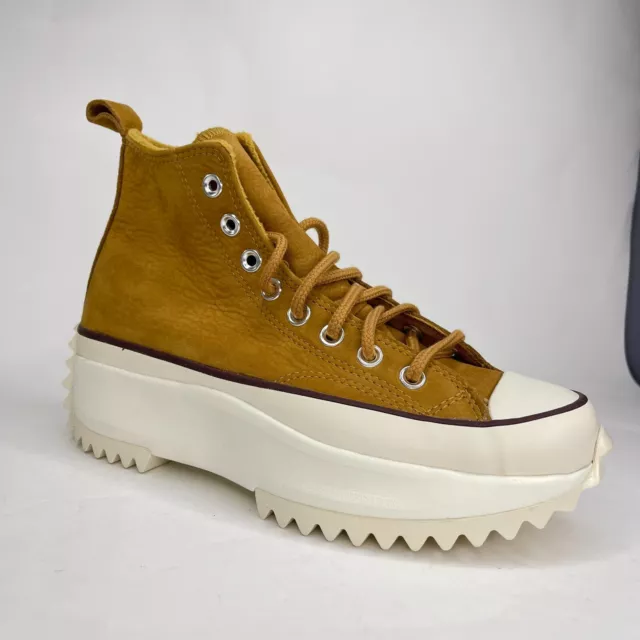 CONVERSE WOMENS RUN Star Hike Hi Tan Platform Sneaker Boots Size 8 ...
