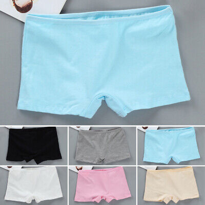Kids Girls Teens Boxer Shorts Panties Briefs Knickers Cotton Comfy Underwear
