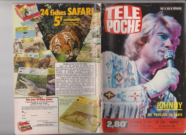 Magazine Télé Poche 1980 – Thierry Vigneron & Jeux Olympiques De Moscou