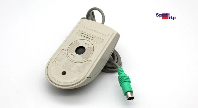 IBM M-SAU-IBM6 MOUSE Ps/2 Port 10L6144 Old PC 286 Retro Vintage PS-2 Ms ...