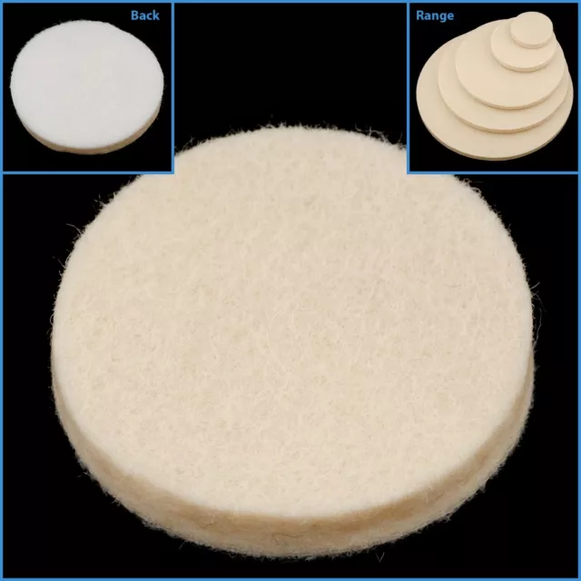 50mm Wool Felt Buffer Polisher Polish Wheel Power Angle Grinder Rotary Tool