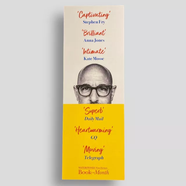 Taste Stanley Tucci Collectible PROMOTIONAL BOOKMARK -not the book