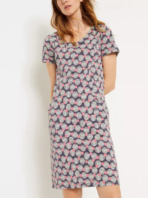 EX WHITE STUFF Purple Selina Fairtrade Dress in Sizes 10 or 12P