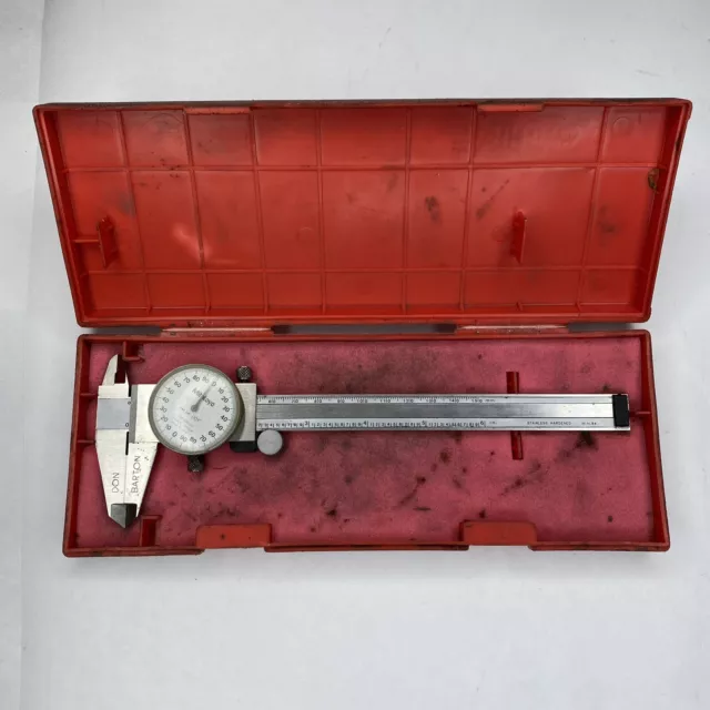 Mitutoyo 505-626-50 Dial Caliper, 0-6" Range .001" Graduation w/ Box