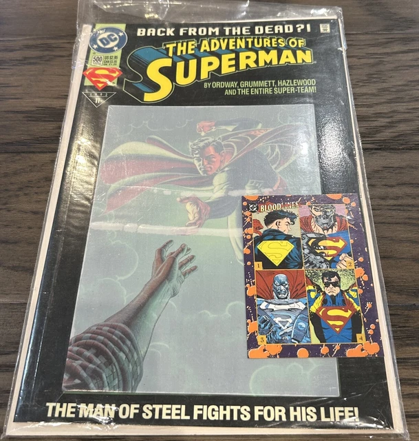 Adventures of Superman #500 (DC Comics, Early June 1993) Back From The Dead New