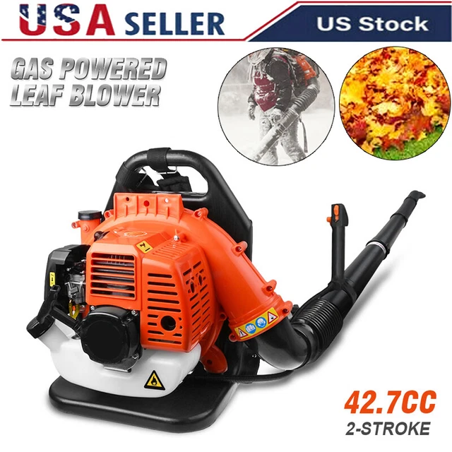 42.7CC COMMERCIAL BACKPACK Leaf Blower 2Stroke Gas Power Aircooled