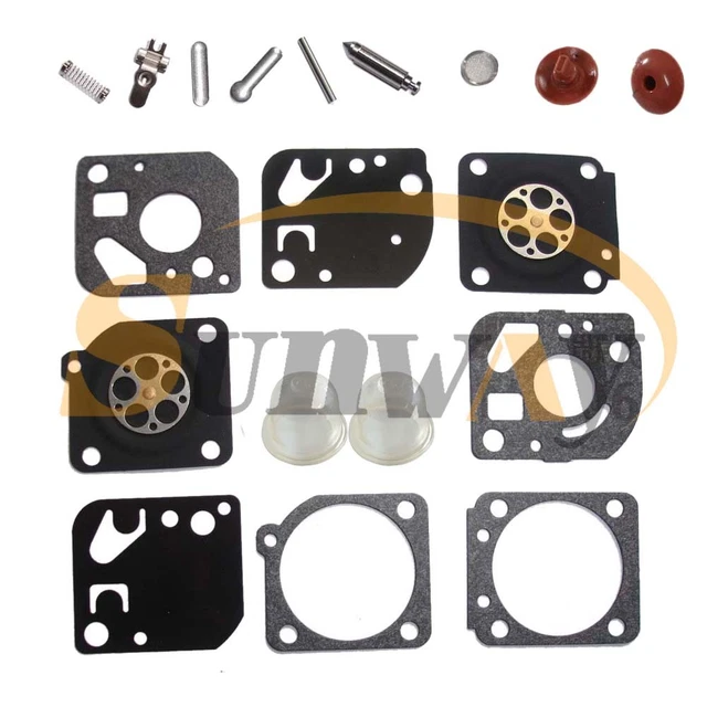 Kit Réparation Diaphragme Carburateur Ruixing - Compatible Homelite, Ryobi - Pour Tronçonneuse, Souffleur