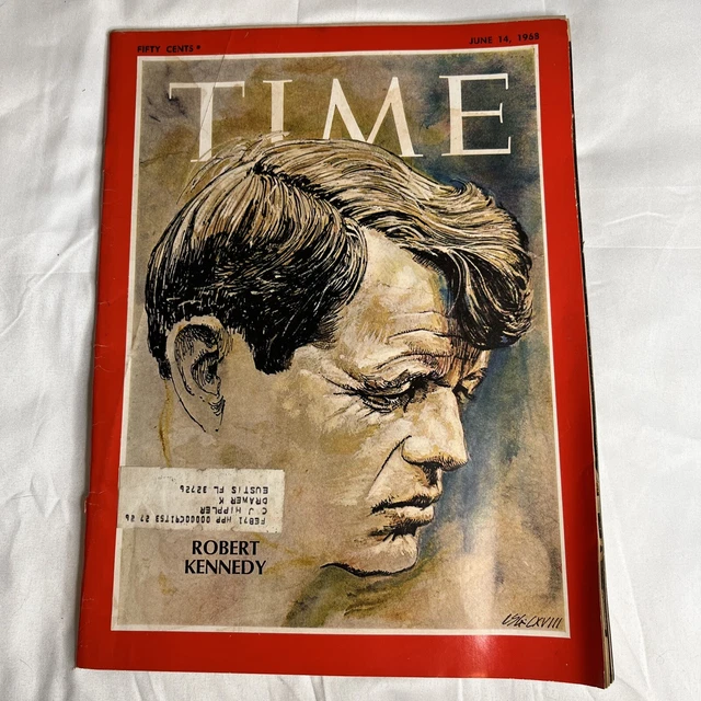 Time Magazine Robert Kennedy Assassination Chrysler Miller Beer June 1968